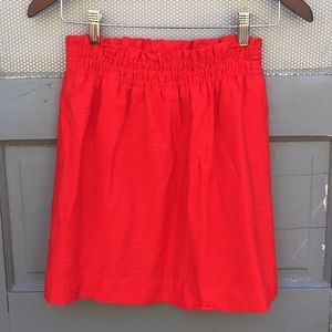 Closet Clear Out! J.Crew. Hot red mini skirt